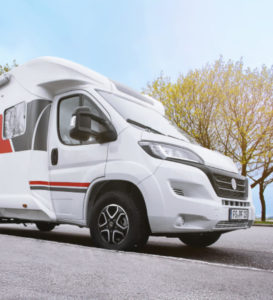 Weißes Wohnmobil Geschenkidee Weihnachten, Wochenende im Wohnmobil