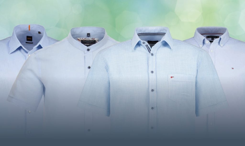 Hemden mit unterschiedlichen Kragen