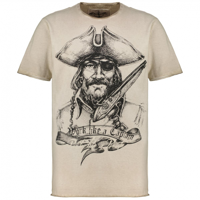 T-Shirt mit Print "Captain"