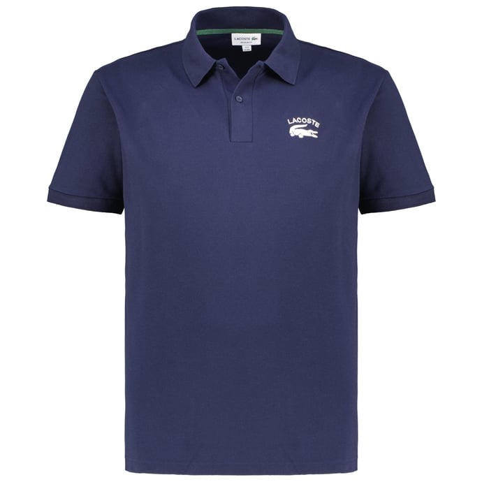 LACOSTE Poloshirt mit Logo-Stickerei, marine