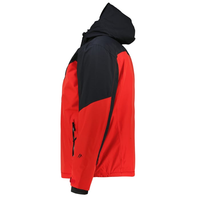 Maier Sports Skijacke mit Stretch, wind- und wasserdicht, rot