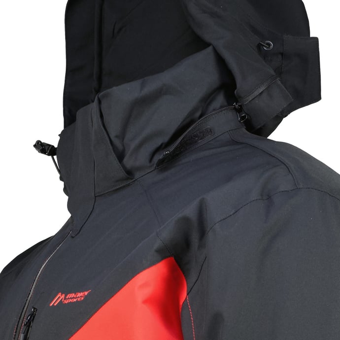 Maier Sports Skijacke mit Stretch, wind- und wasserdicht, rot