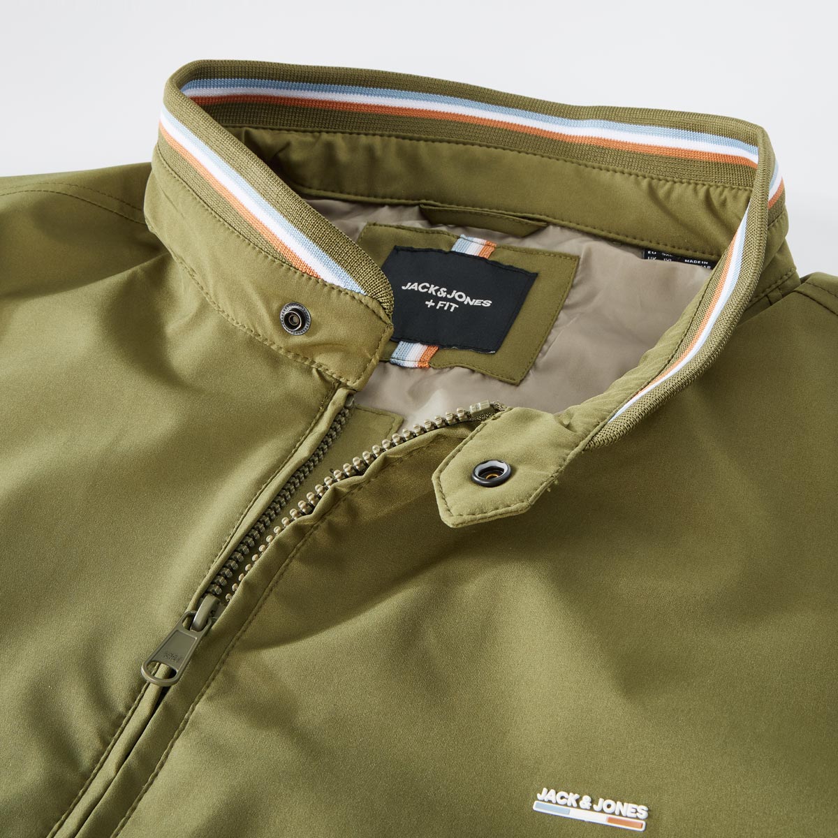 Jack&Jones Blousonjacke mit Stretch, wasserabweisend grün