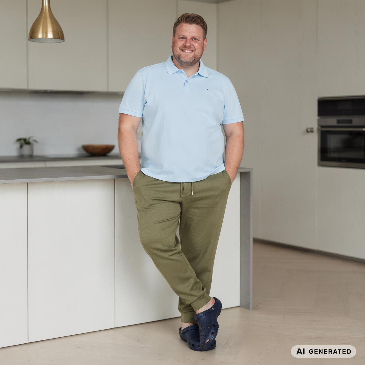 Pfundskerl Jogginghose aus Baumwollmischung oliv
