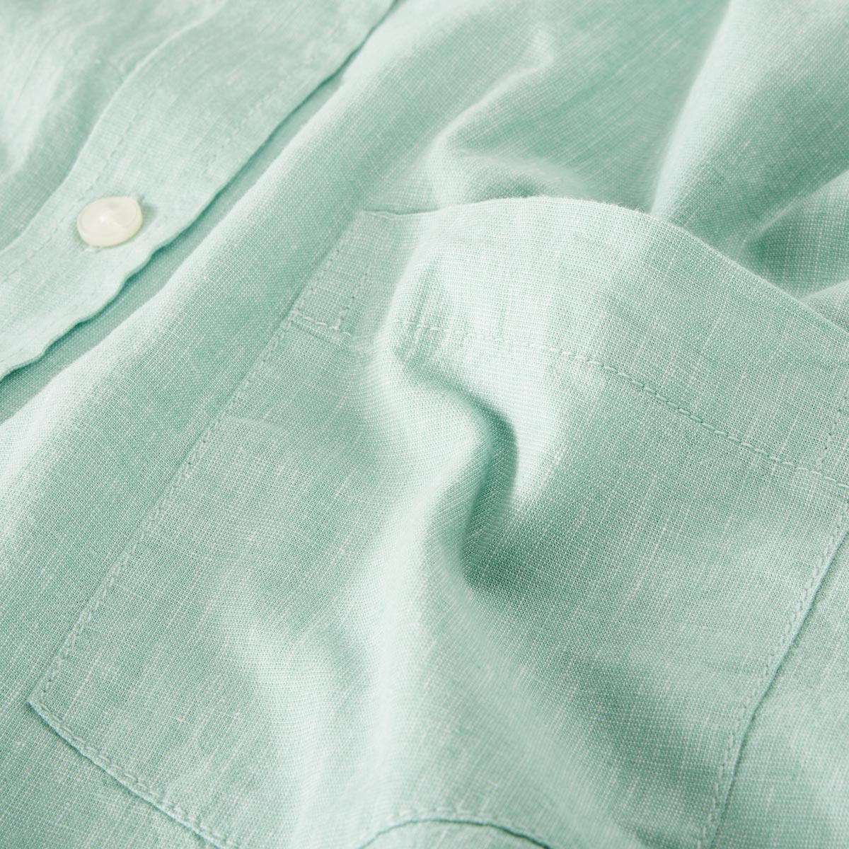 CASA MODA Freizeithemd mit Leinen grün