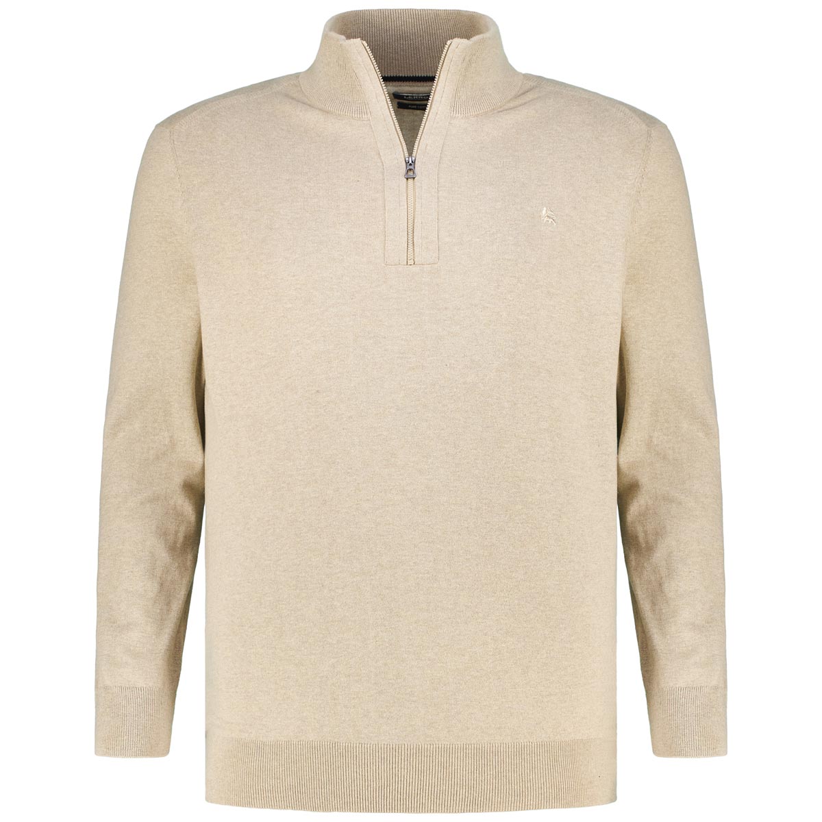 Lerros Pullover aus Baumwolle Farbe beige Größe: 4XL günstig online kaufen