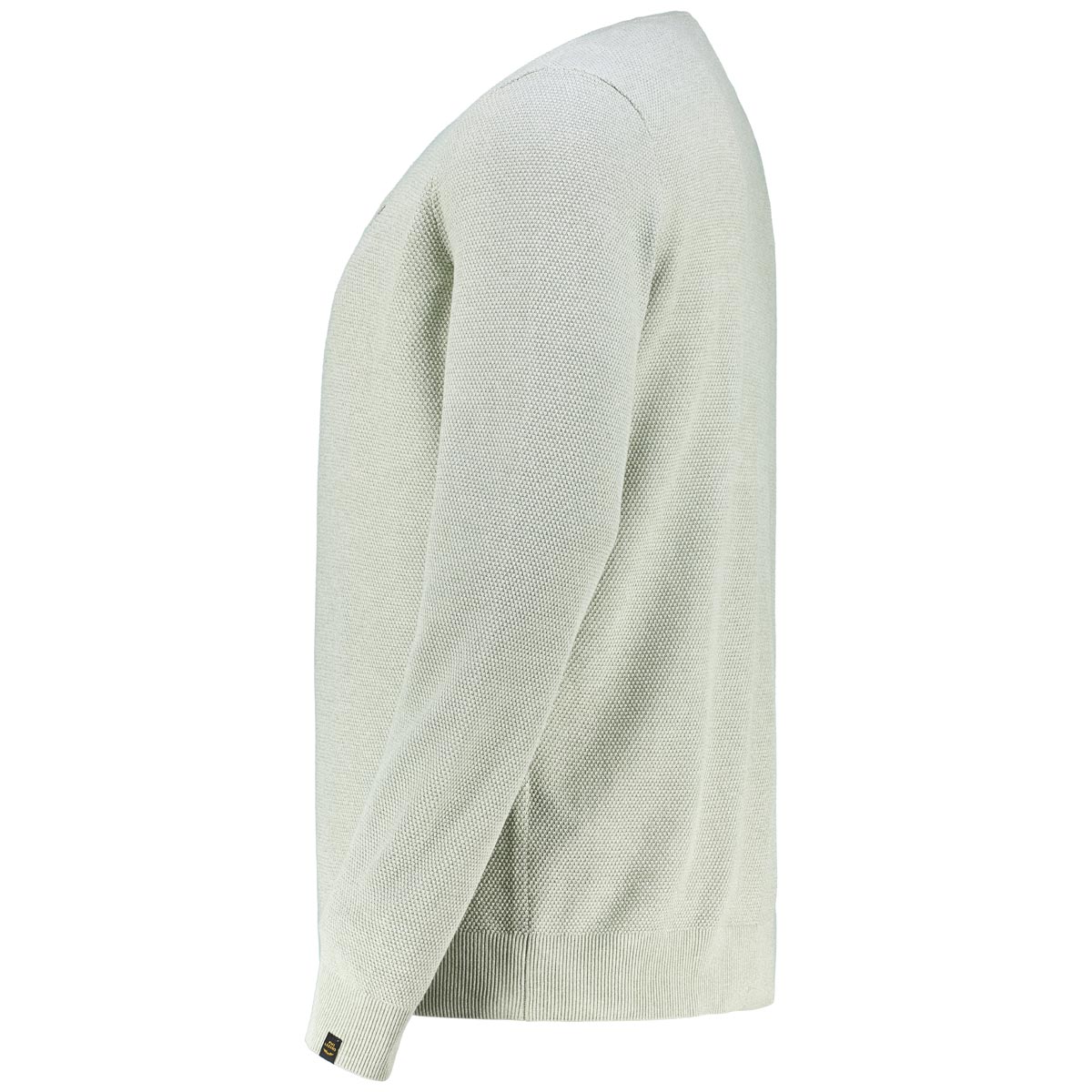 PME LEGEND Pullover aus Materialmix grün