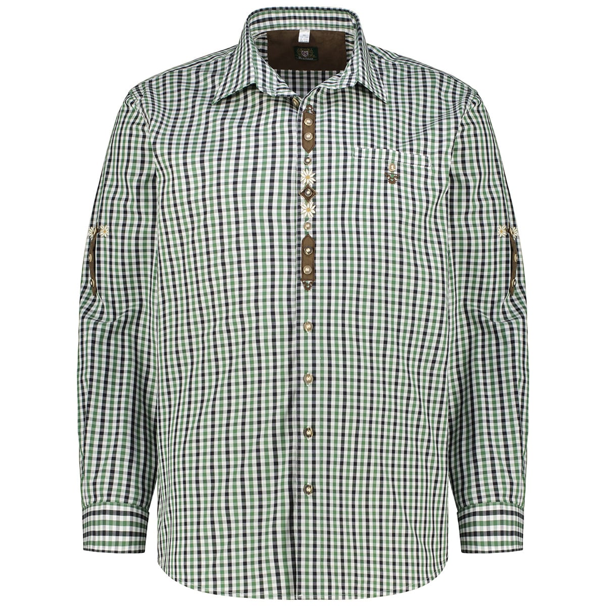 Trachtenhemd mit Krempelärmeln Trachtenhemd mit Krempelärmeln