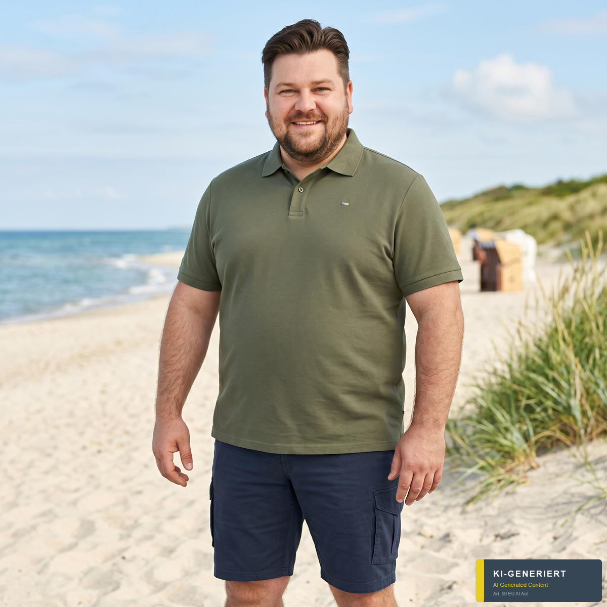 Pfundskerl Stretch-Cargo-Shorts "Calgary" dunkelblau