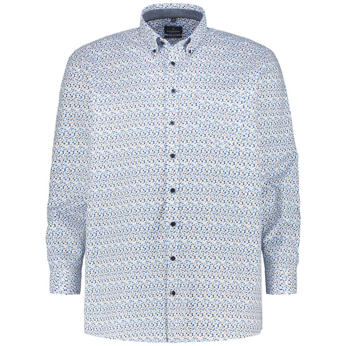 Freizeithemd mit Allover-Muster