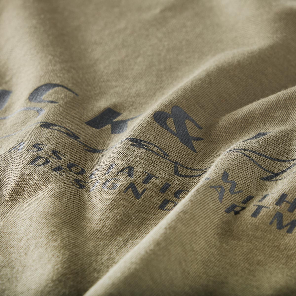 Jack&Jones T-Shirt mit Label-Print khaki