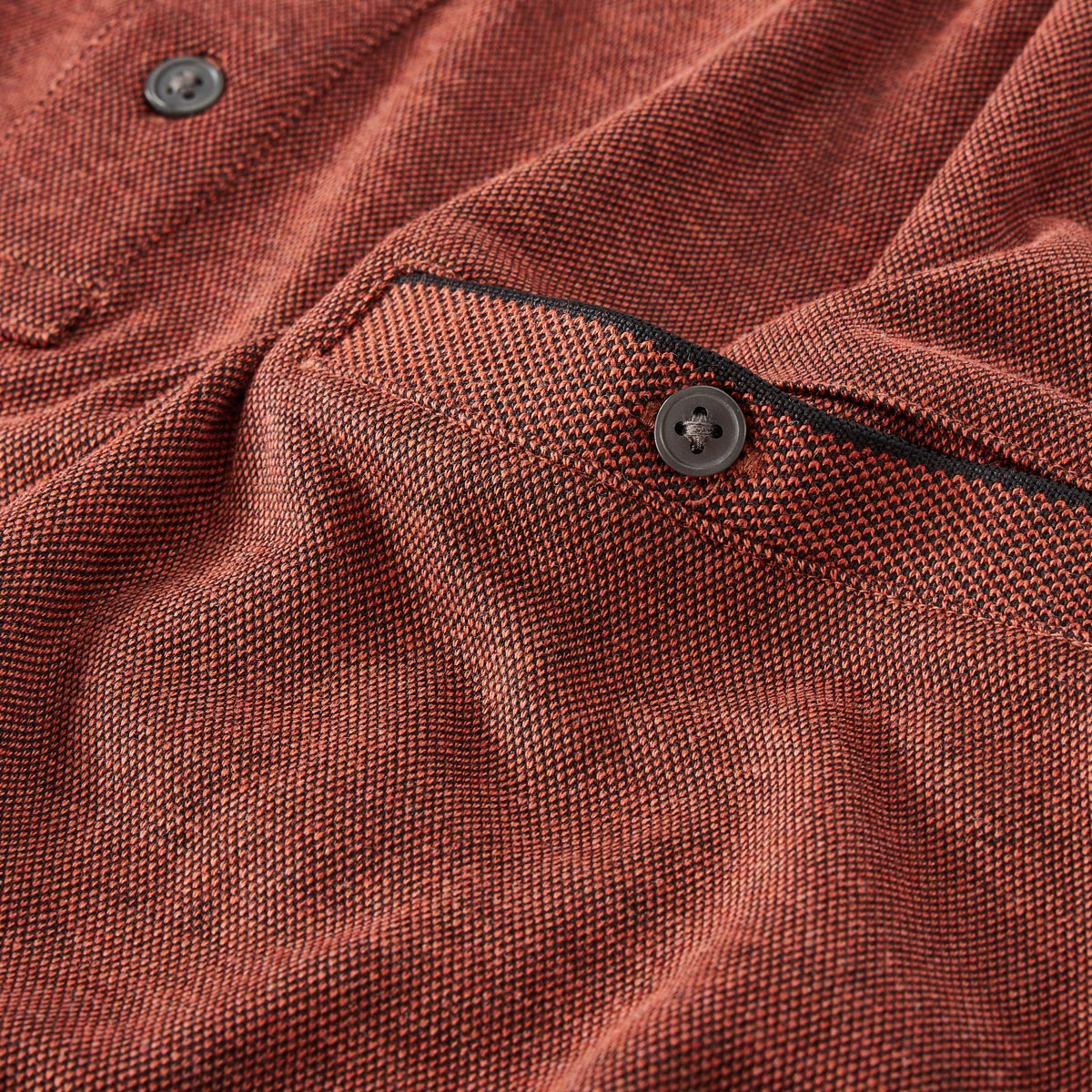 CASA MODA Pflegeleichtes Stretch-Poloshirt orange