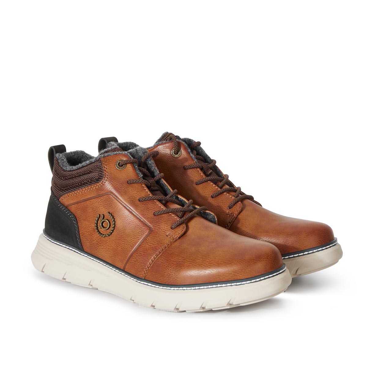 bugatti Sneaker-Boots, extraleicht cognac