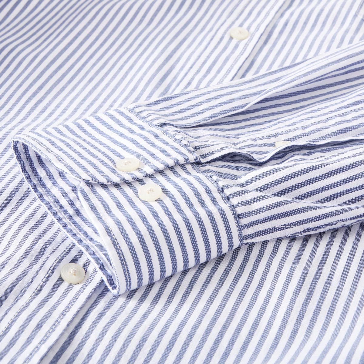 CASA MODA Gestreiftes Freizeithemd aus Baumwolle blau