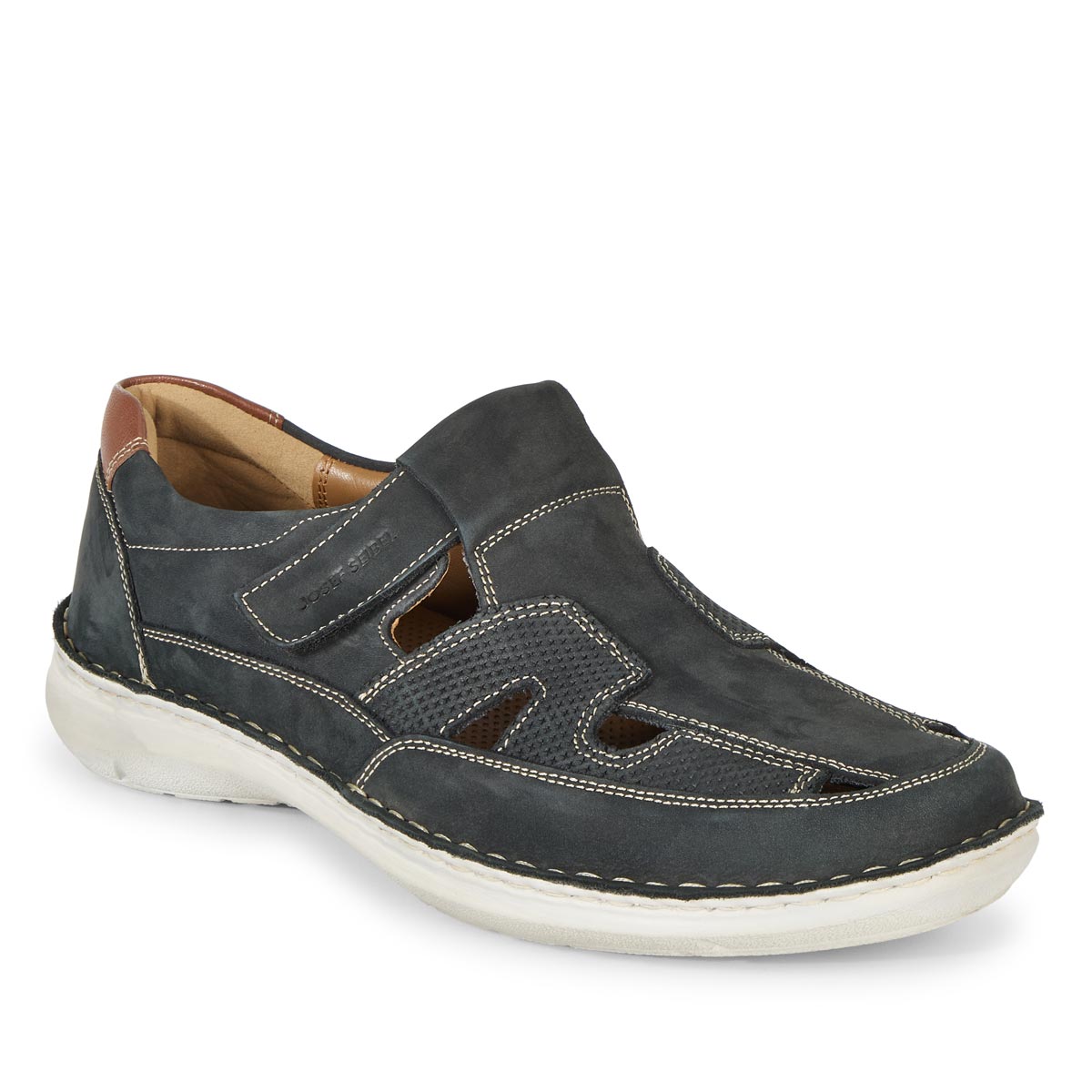 JOSEF SEIBEL Halbschuh "New Anvers 81", extraweit Farbe dunkelblau Größe: E günstig online kaufen