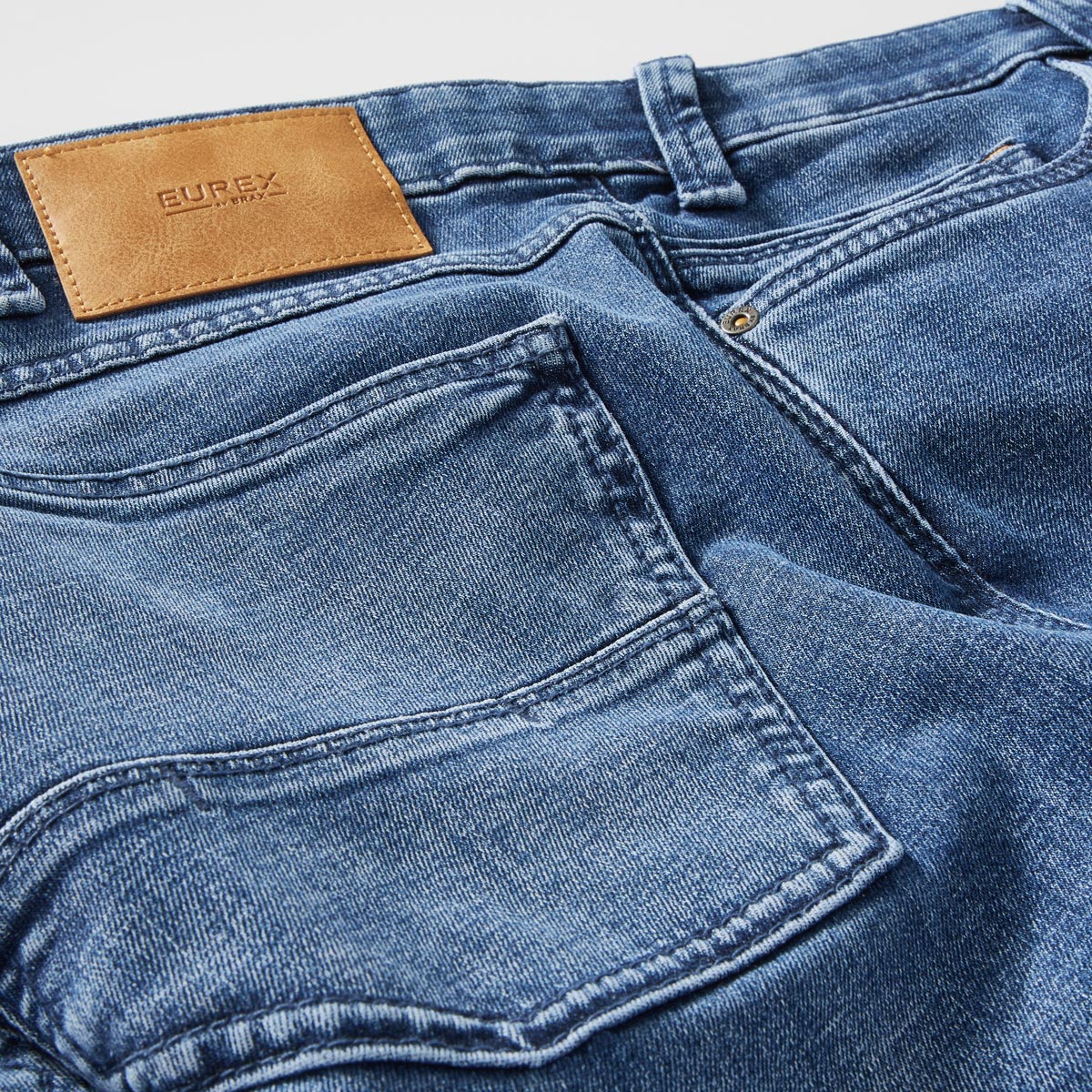 Eurex by Brax Stretch-Jeans "Luke", Tapered Fit blau