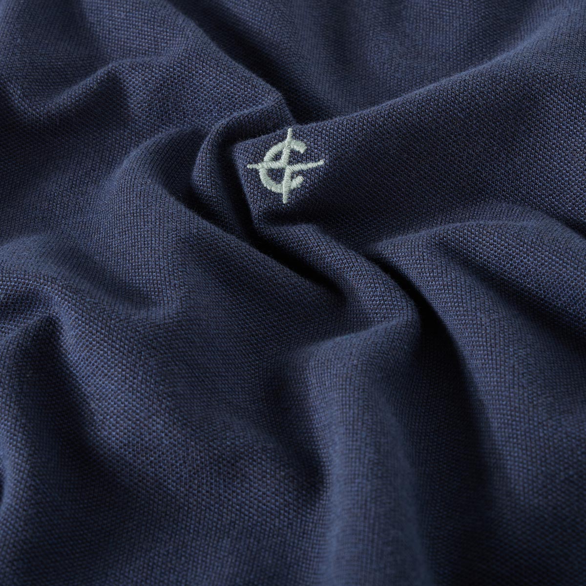 CASA MODA Poloshirt mit Elasthan dunkelblau