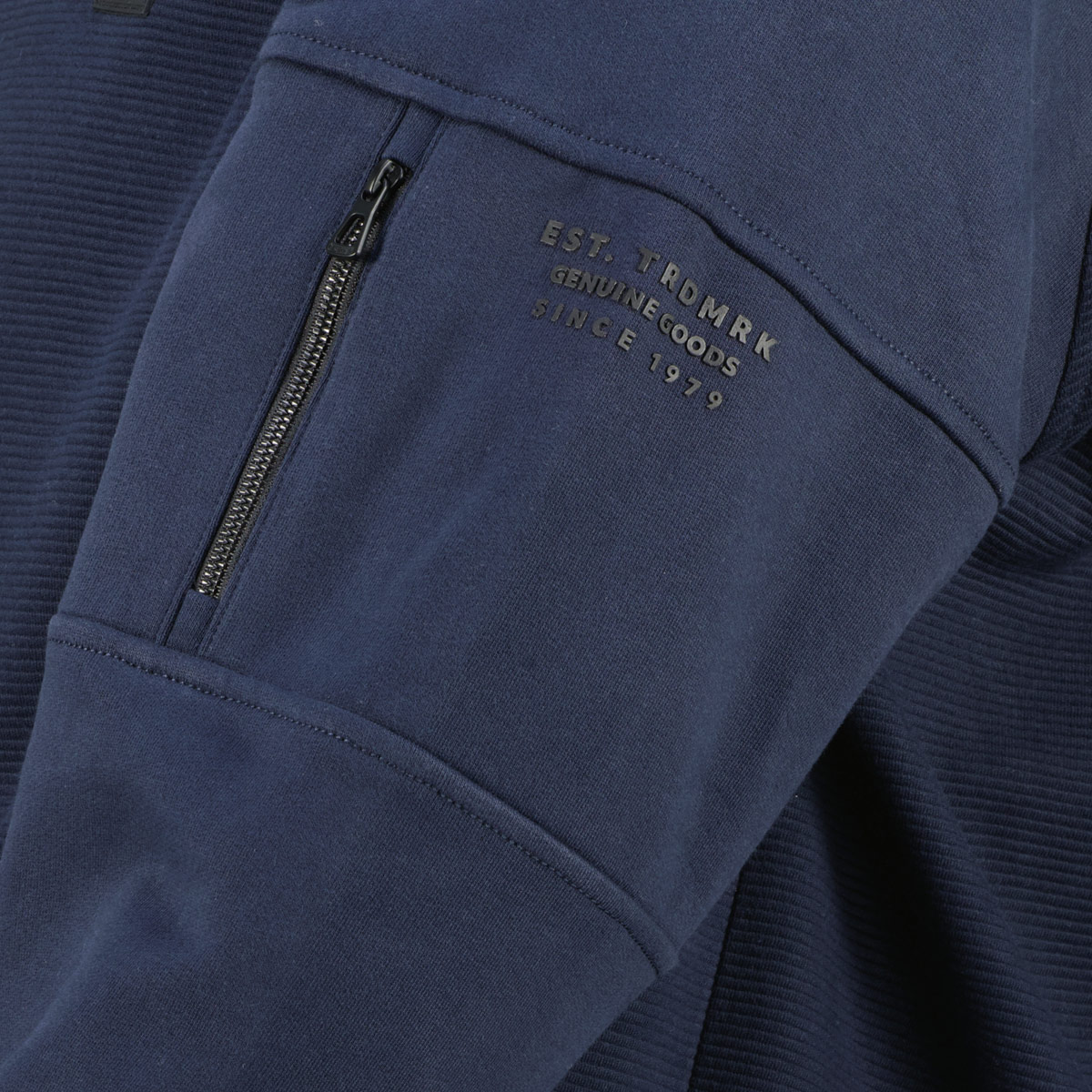 Lerros Sweatshirt aus Baumwollmischung blau