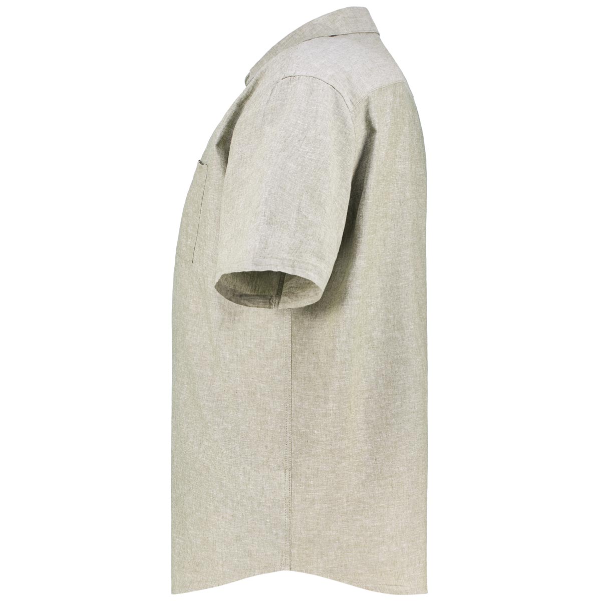 North Freizeithemd mit Leinen Farbe oliv Größe: 7XL günstig online kaufen