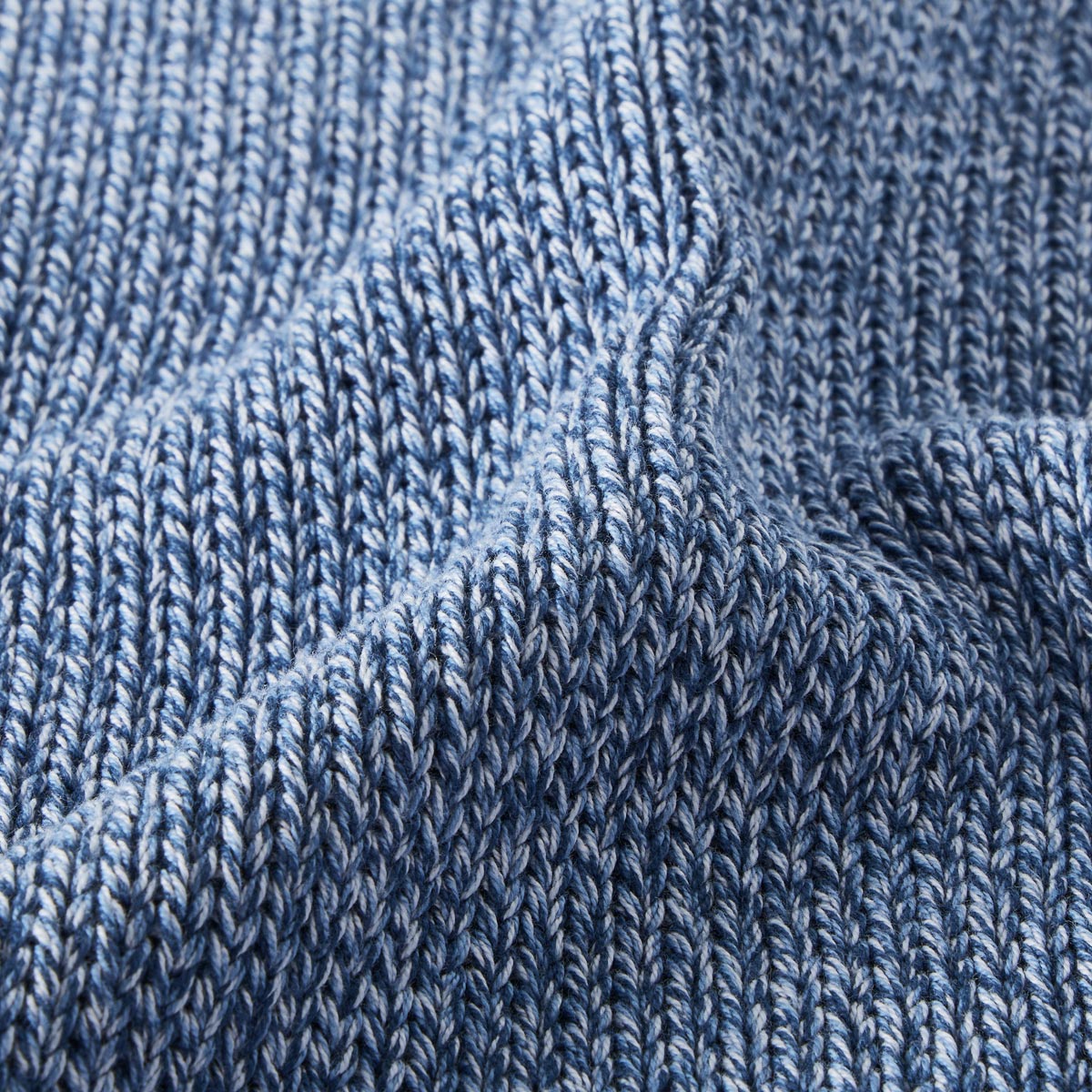 Hajo Strickpullover aus Baumwolle royalblau