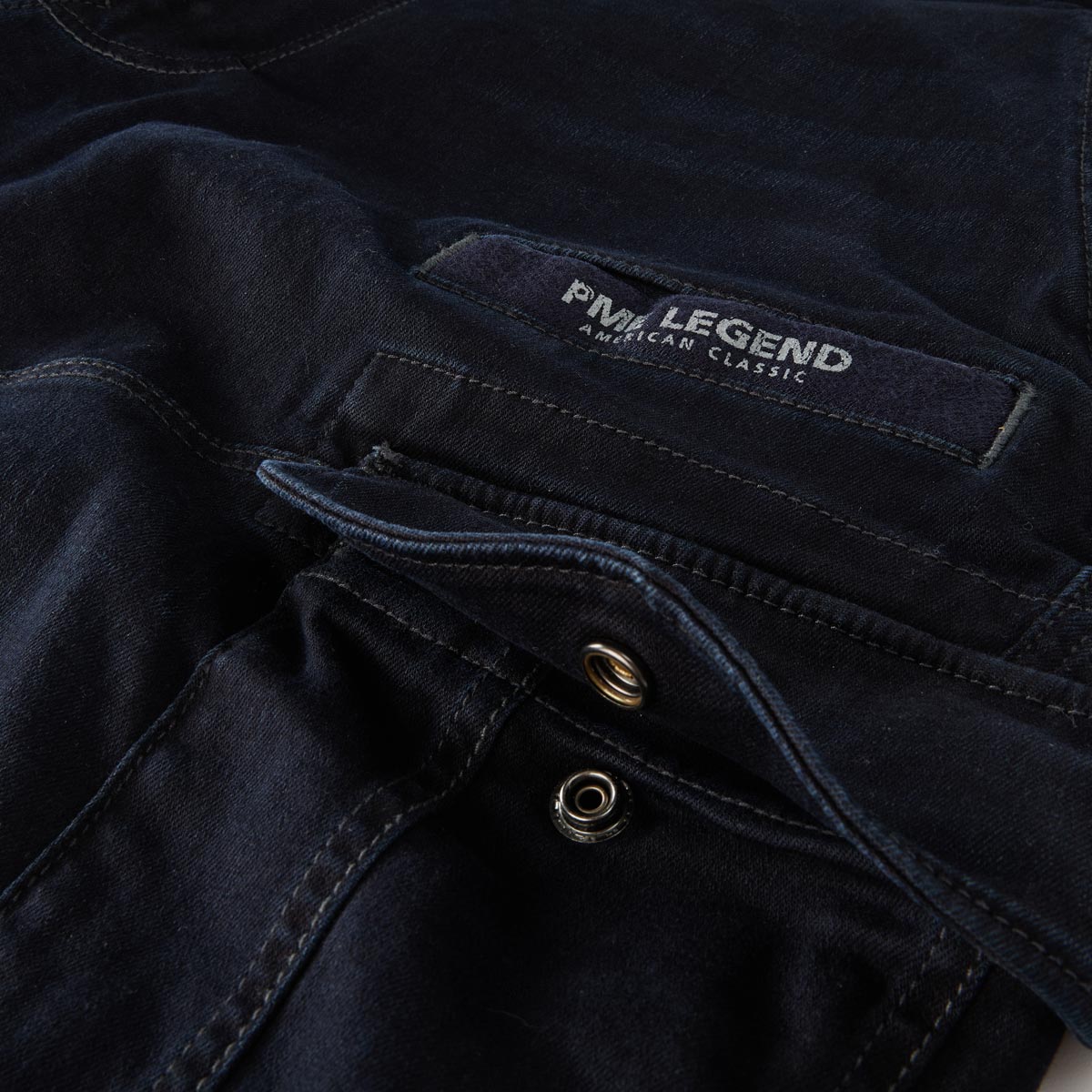 PME LEGEND Cargo-Jeans "Nordrop" mit Stretch, Tapered Fit schwarz