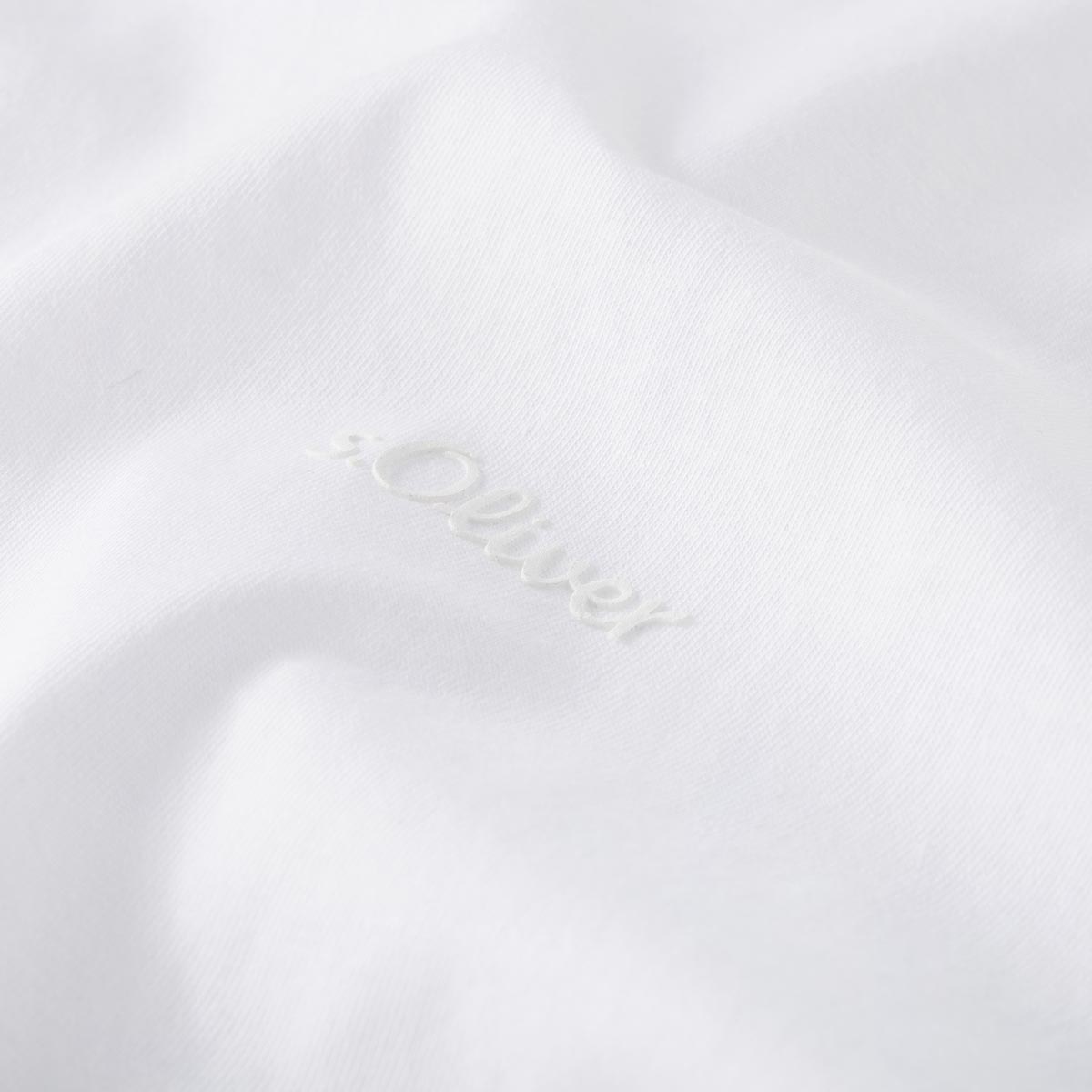 s.Oliver T-Shirt aus Baumwolle weiß