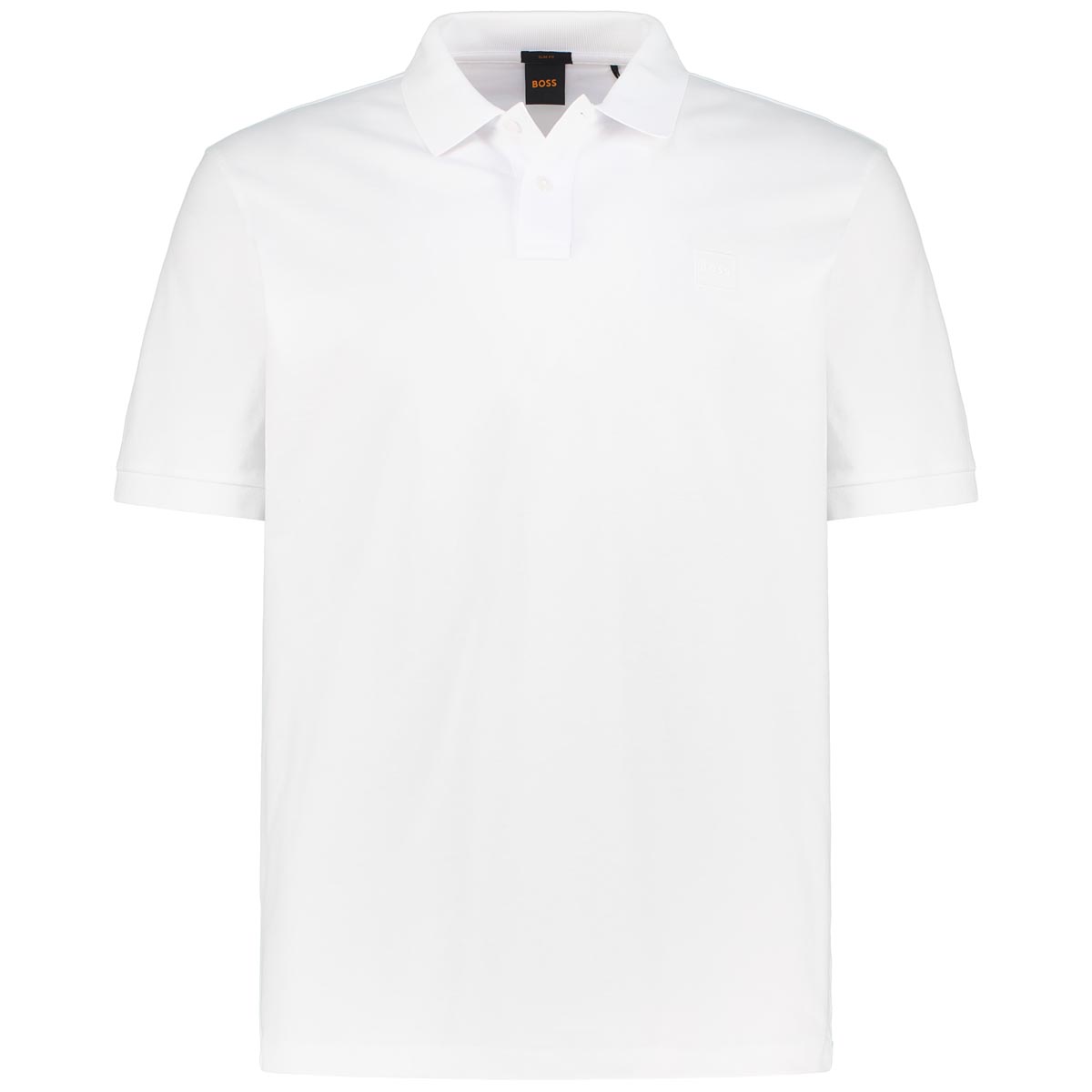 BOSS Poloshirt mit Biobaumwolle Farbe weiß Größe: 5XL günstig online kaufen