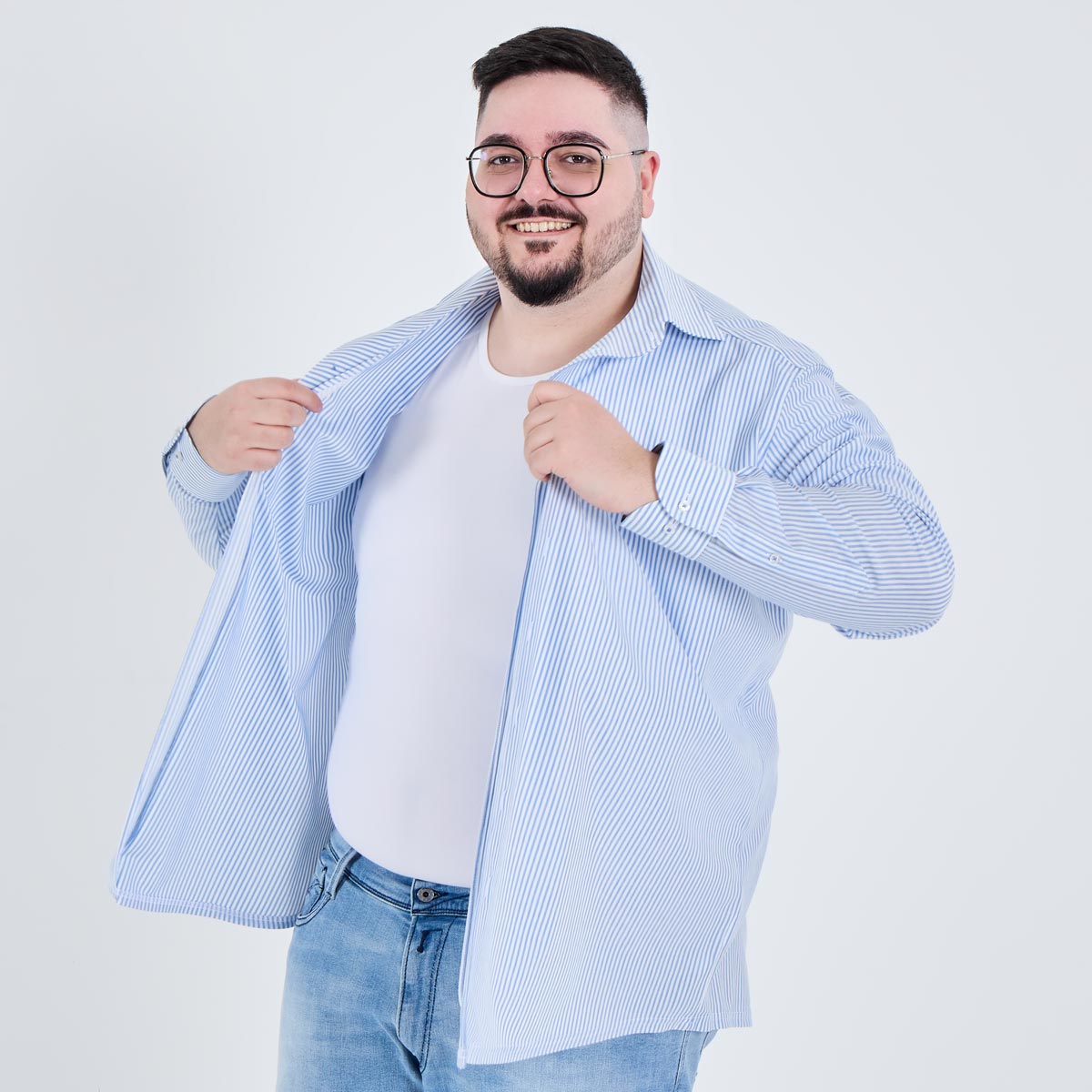 Finn Design Komfort T-Shirt mit stabilisierender Funktion weiß