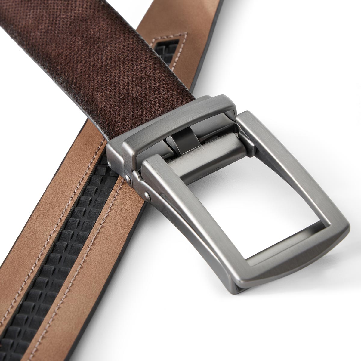 Eurex by Brax Gürtel aus Leder, Überlänge dunkelbraun