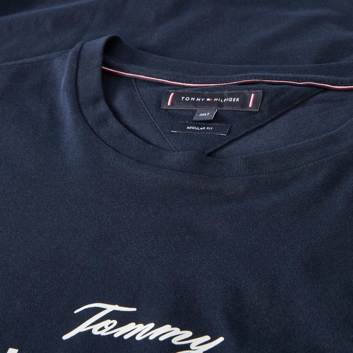 Tommy Hilfiger T-Shirt mit Label-Print marine