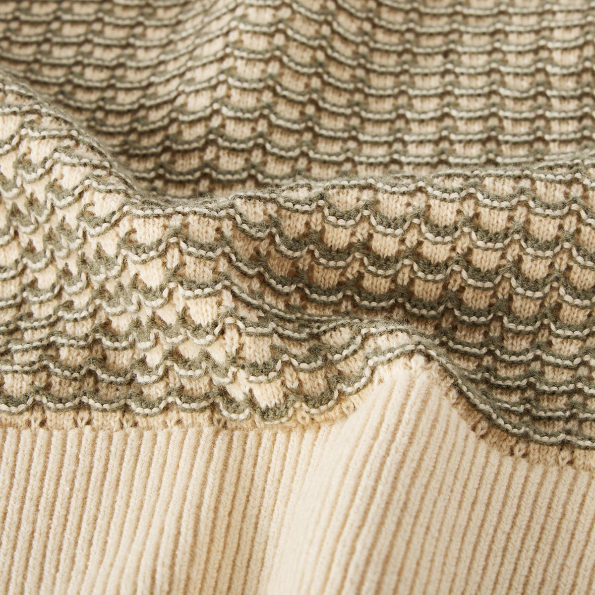 Jack&Jones Strick-Poloshirt aus Biobaumwolle oliv