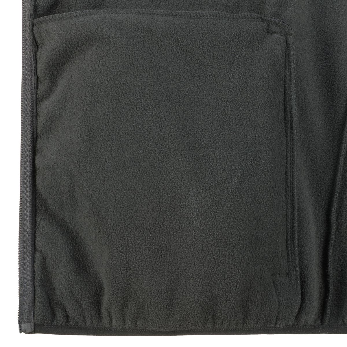 Jack&Jones Leichte Fleeceweste mit Brusttasche schwarz