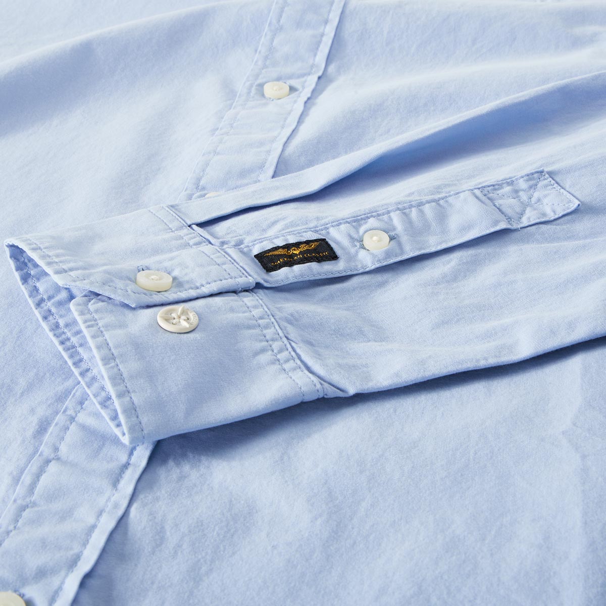 PME LEGEND Freizeithemd aus Baumwolle blau