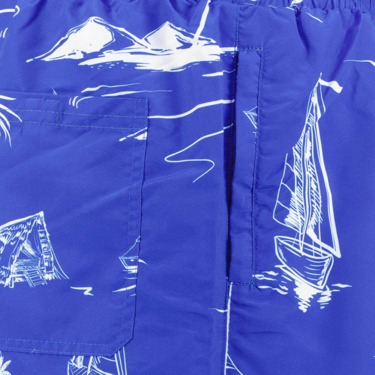 Abraxas Badeshorts mit Taschen blau