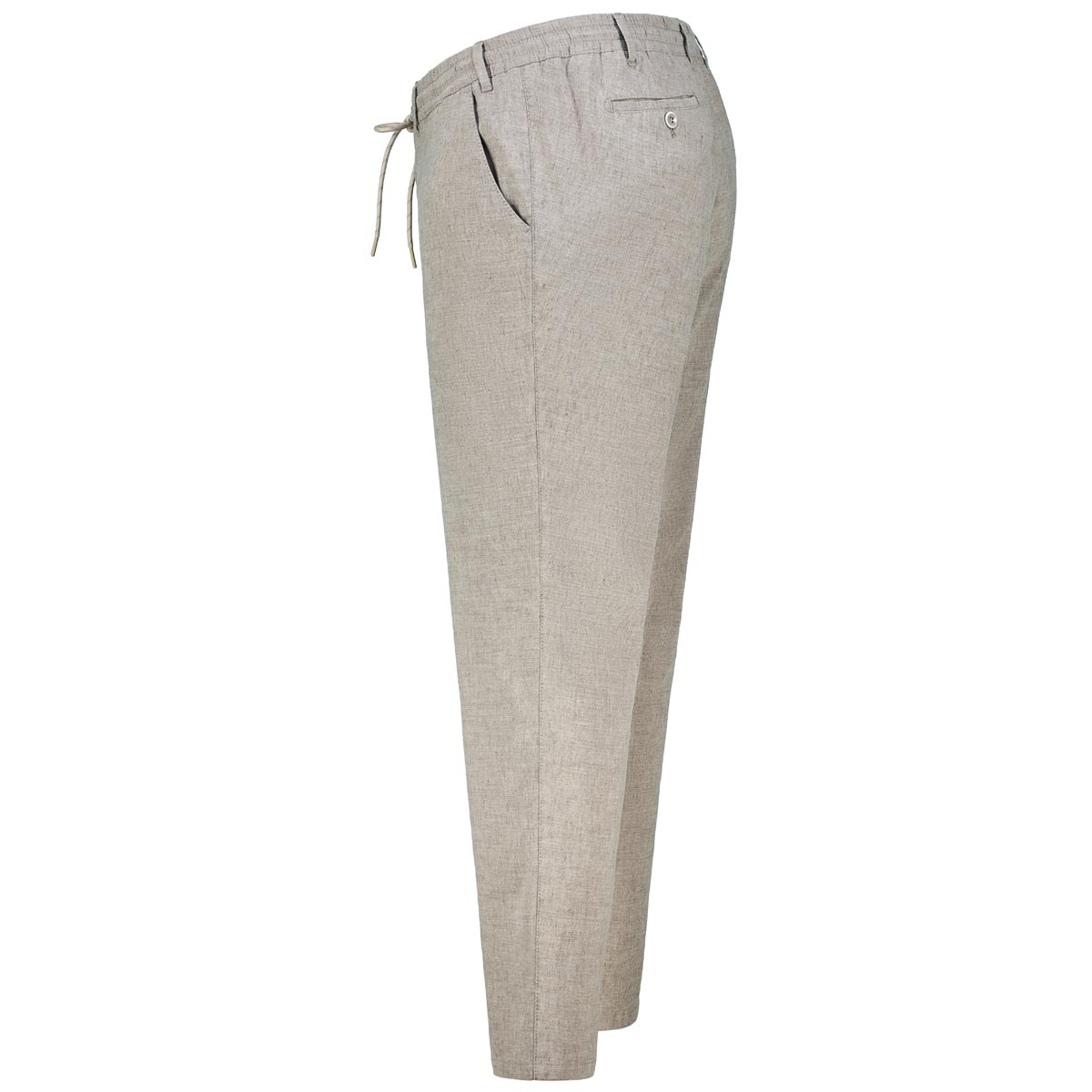 Eurex by Brax Chino mit Leinen "Till", Regular Fit grau