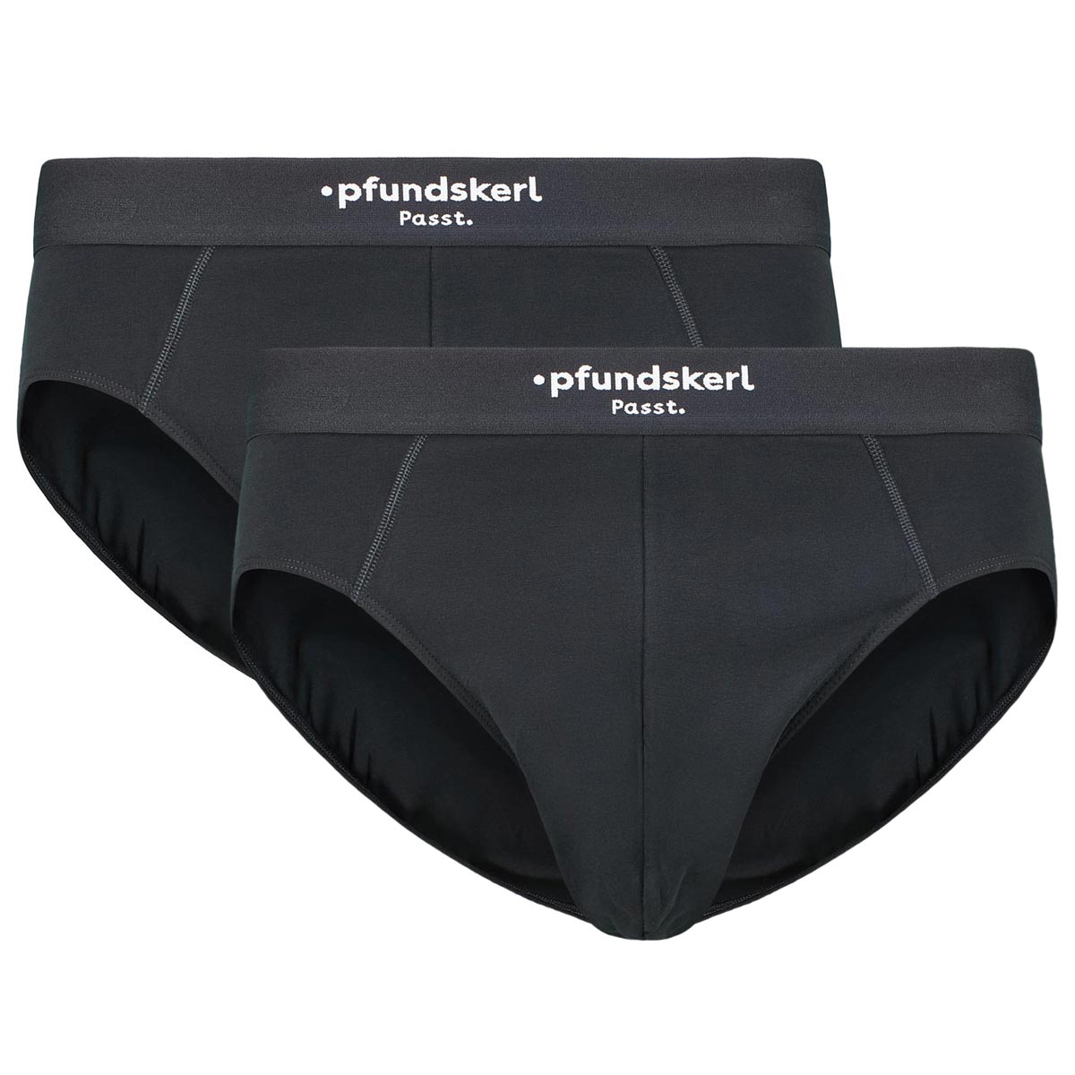 2er-Pack Slips mit Elasthan
