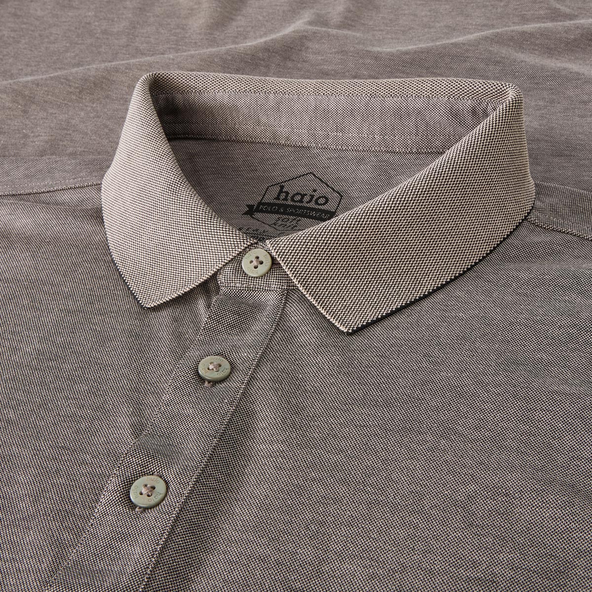 Hajo Poloshirt "Soft Knit", hautsympathisch Farbe hellgrau Größe: 6XL günstig online kaufen