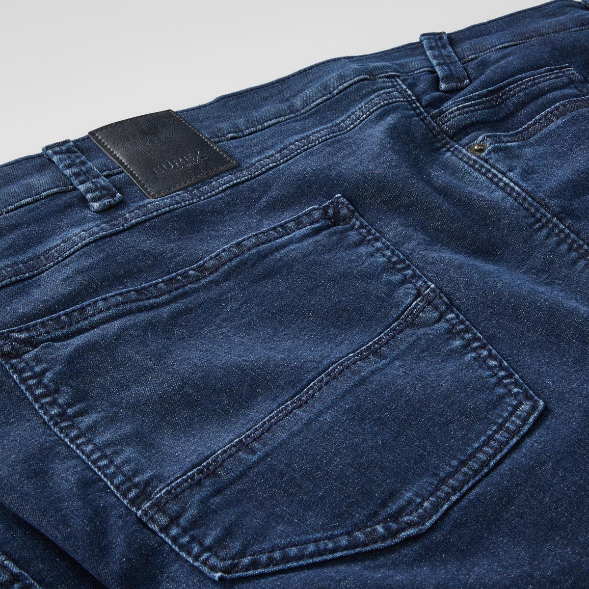 Eurex by Brax Thermo-Jeans "Luke" mit Stretch, Tapered Fit blau