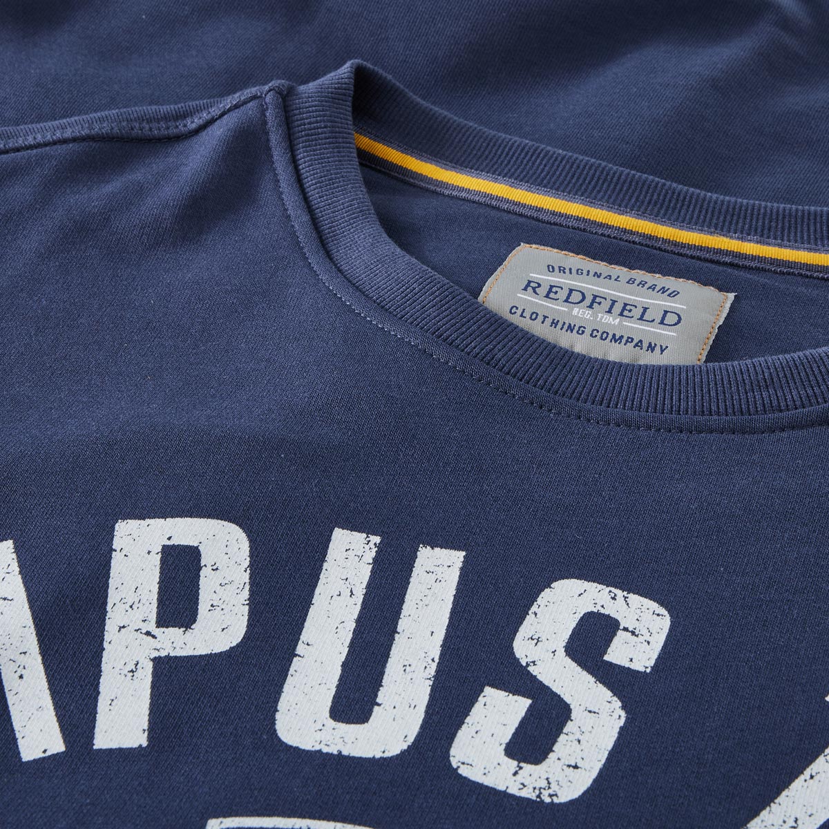 Redfield Sweatshirt mit Print dunkelblau