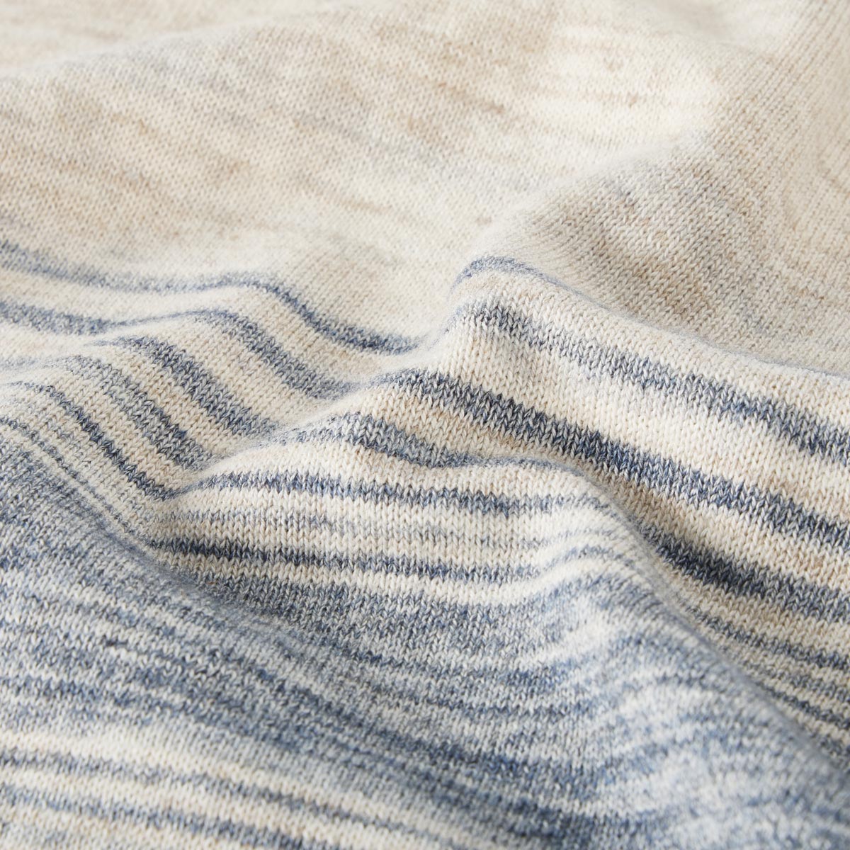 CASA MODA Strickpolo mit Allover-Muster beige