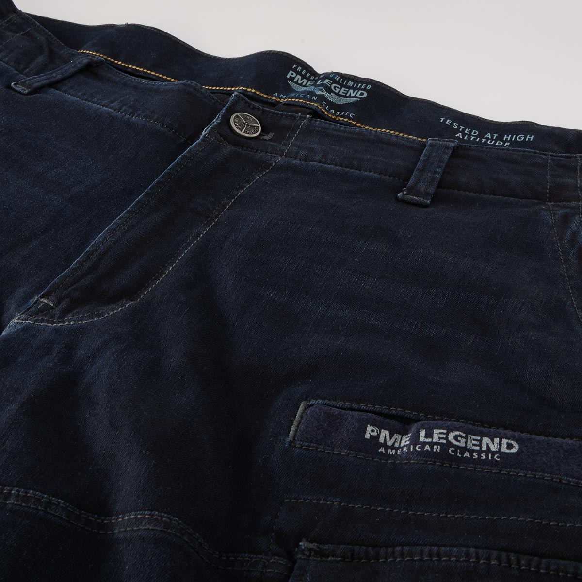 PME LEGEND Cargo-Jeans "Nordrop" mit Stretch, Tapered Fit schwarz