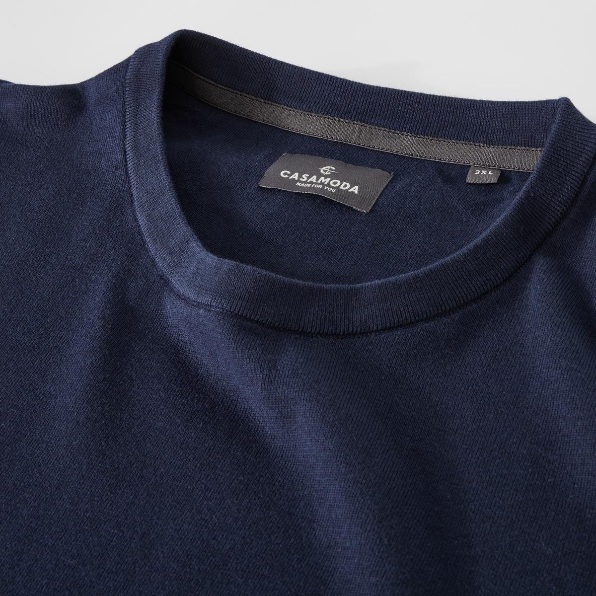 CASA MODA T-Shirt aus Baumwolle marine