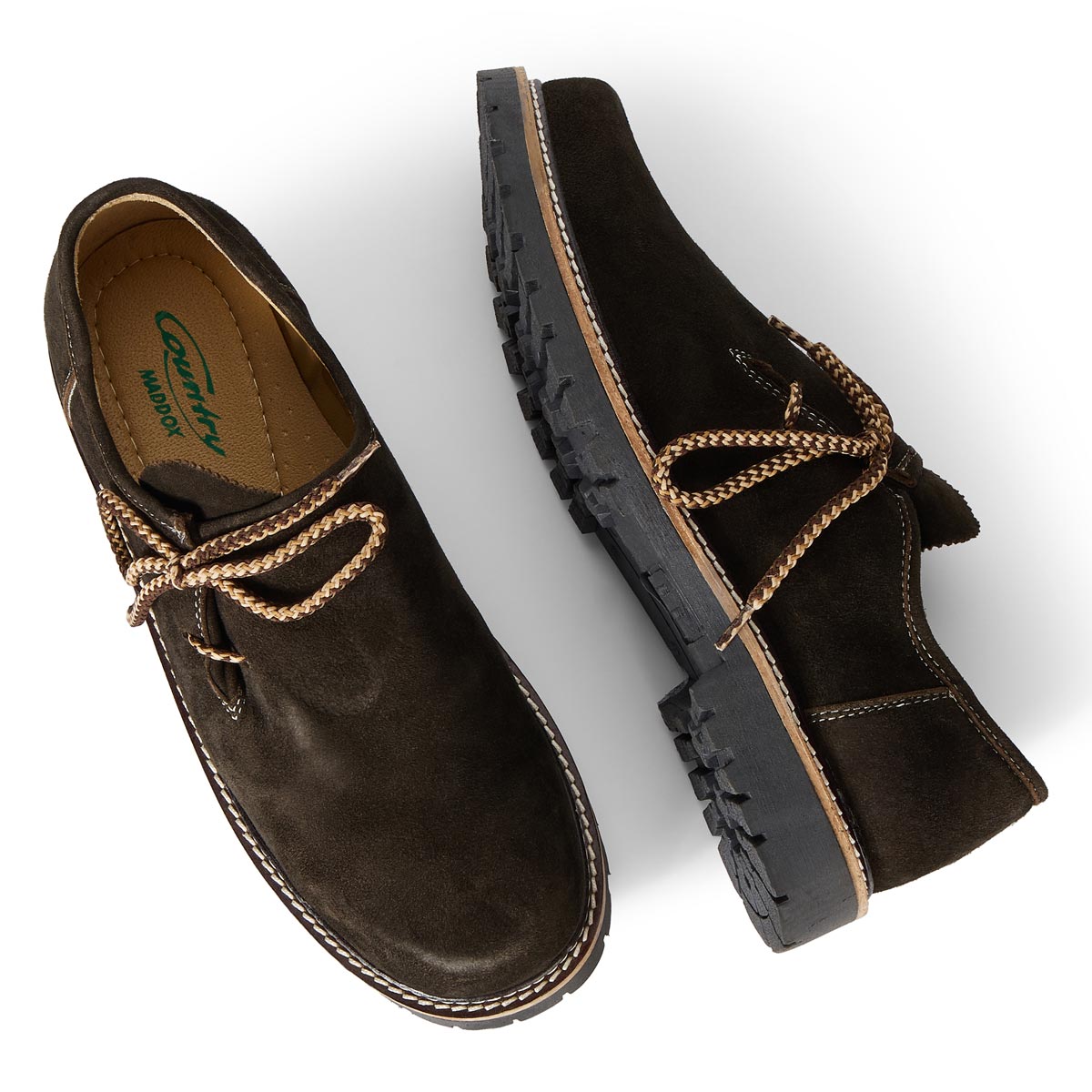 Maddox Haferlschuh "Julian" aus Veloursleder braun