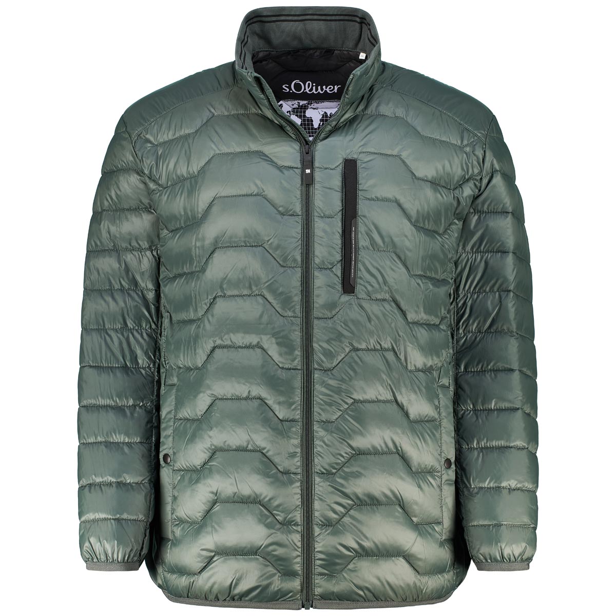 s.Oliver Steppjacke, wasserabweisend blaugrün