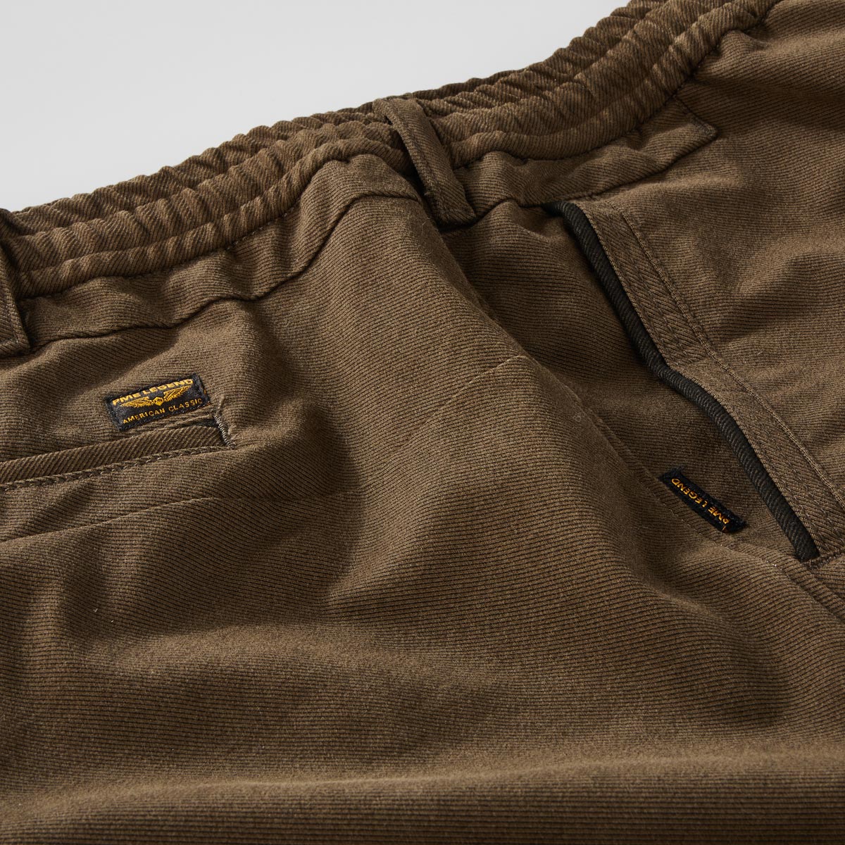 PME LEGEND Chinos mit Dehnbund braun