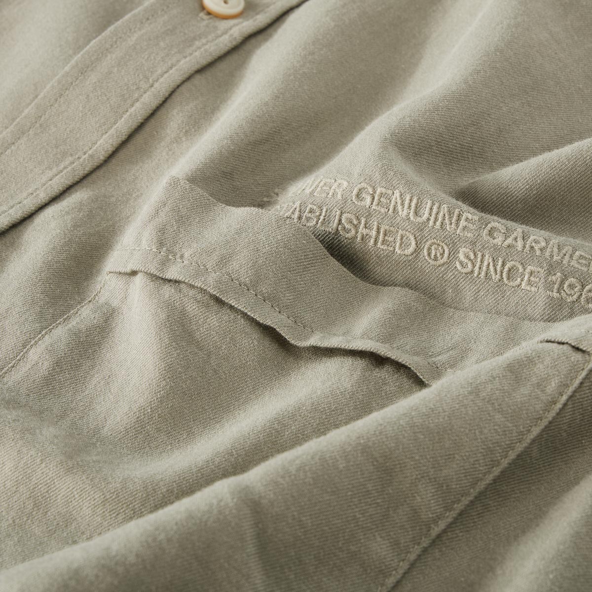 s.Oliver Freizeithemd aus Baumwollmix grün