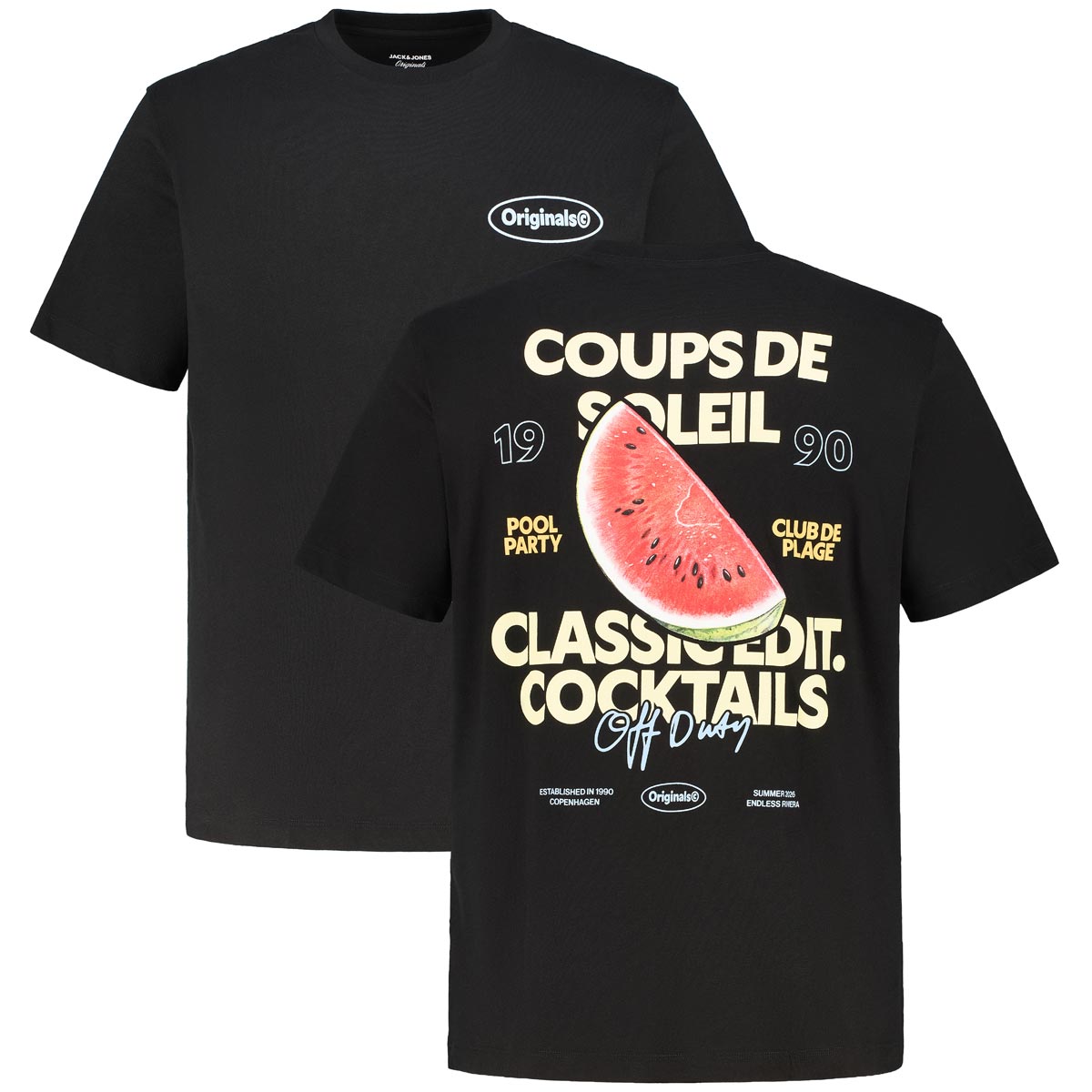 T-Shirt mit Print auf Vorder- und Rückseite