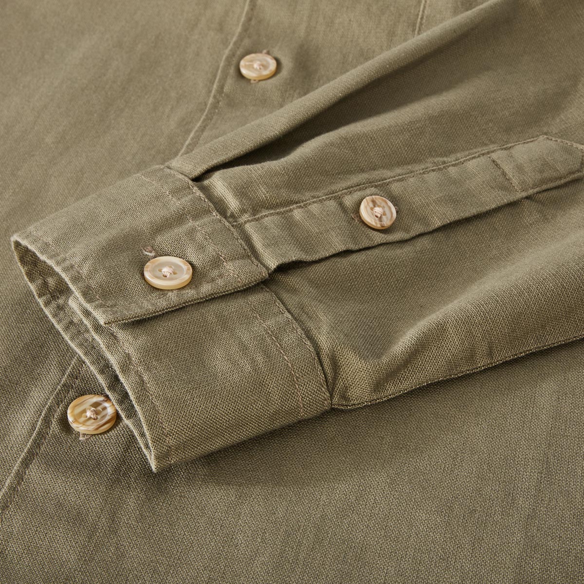 Jack&Jones Freizeithemd mit Leinen oliv