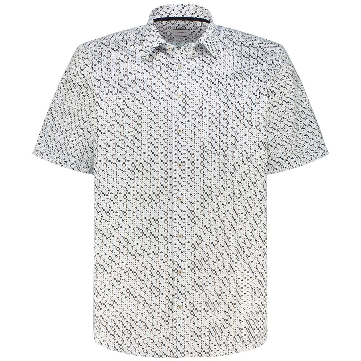 ETERNA Businesshemd mit Allover-Muster Farbe blau Größe: 46 günstig online kaufen