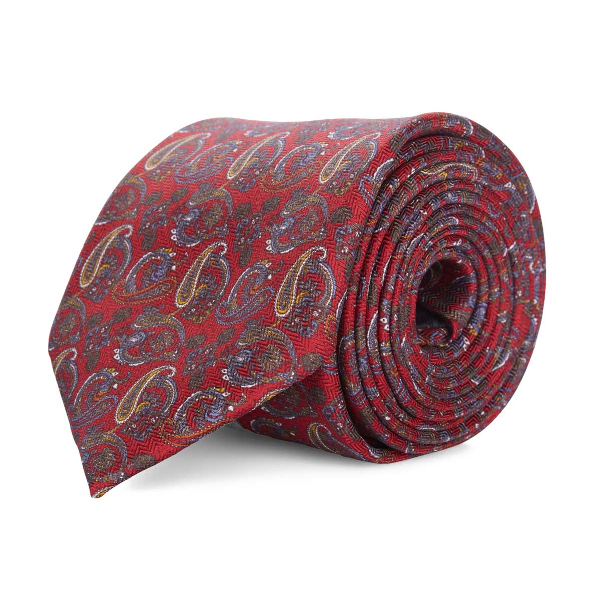 Prince BOWTIE Extralange Krawatte und Einstecktuch im Set rot